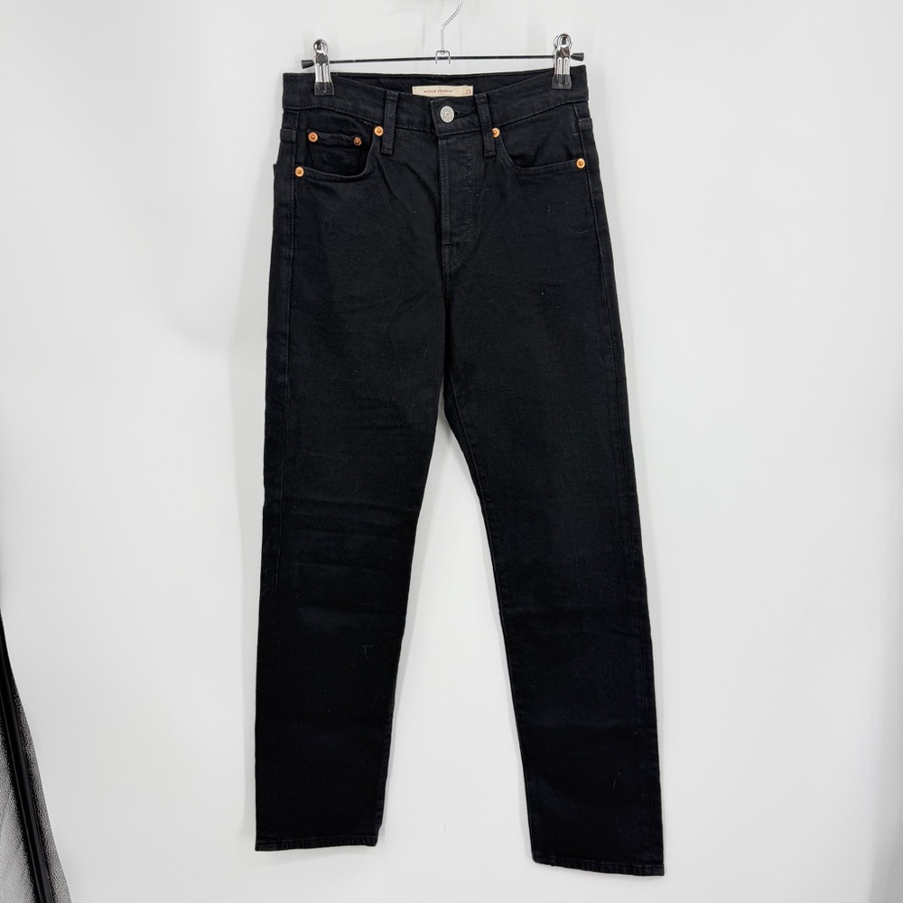 Levi's Women's High Rise Wedgie Straight Jeans - Black